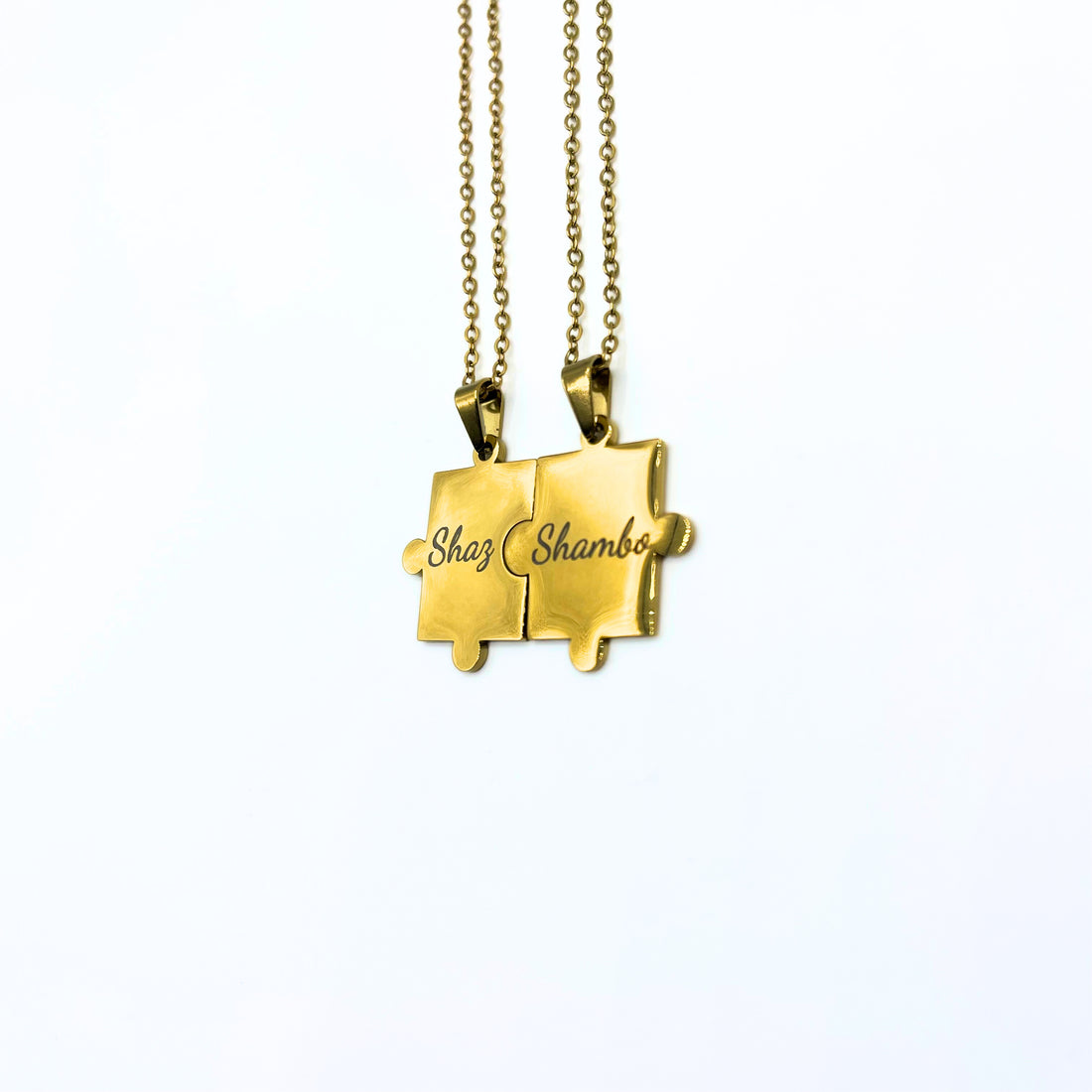 Custom Puzzle Piece Necklace
