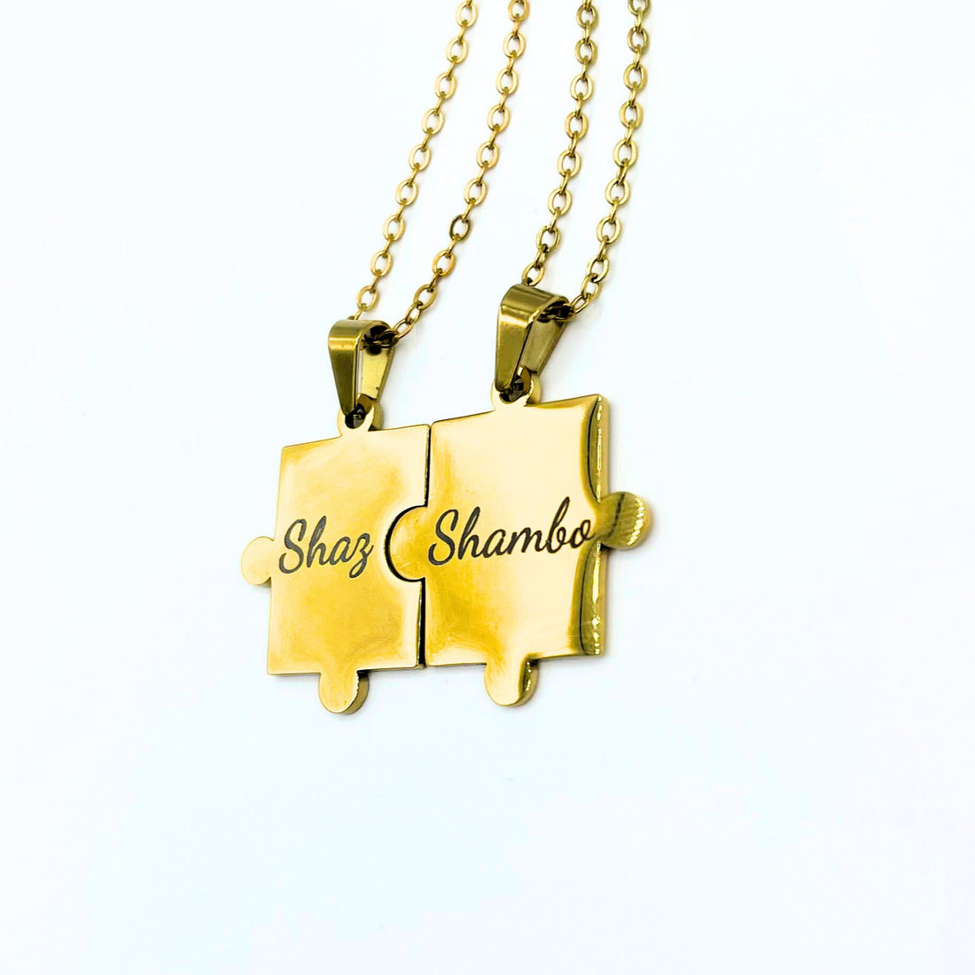Custom Puzzle Piece Necklace