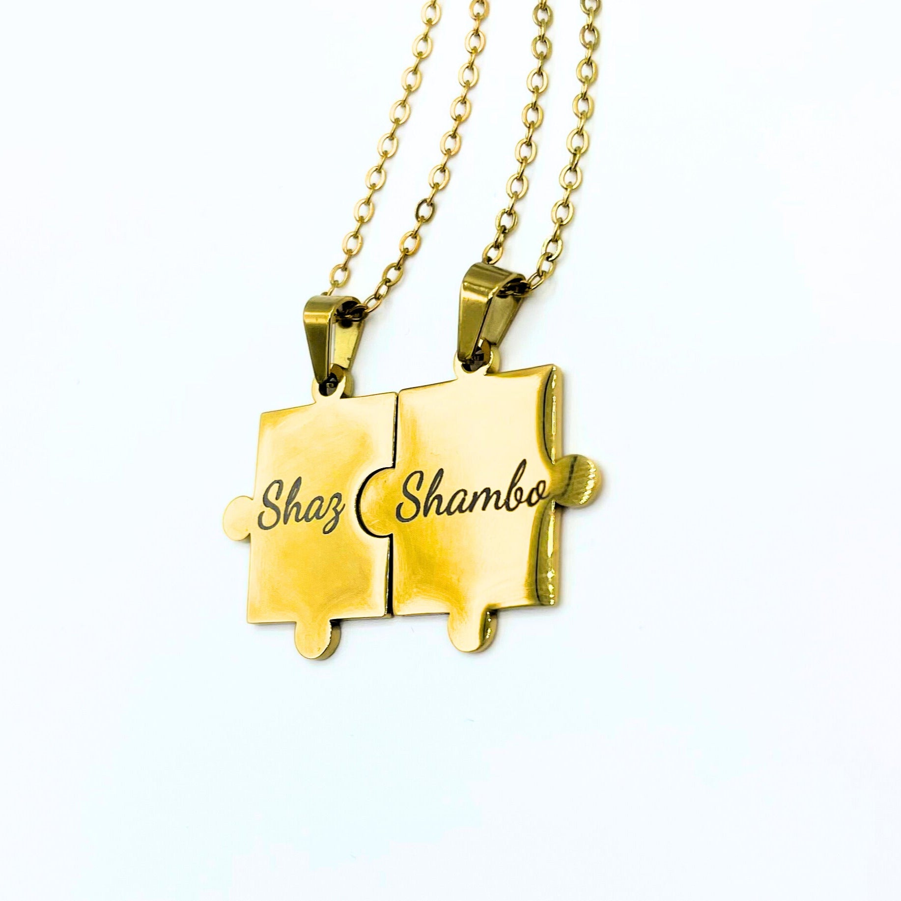 Custom Puzzle Piece Necklace