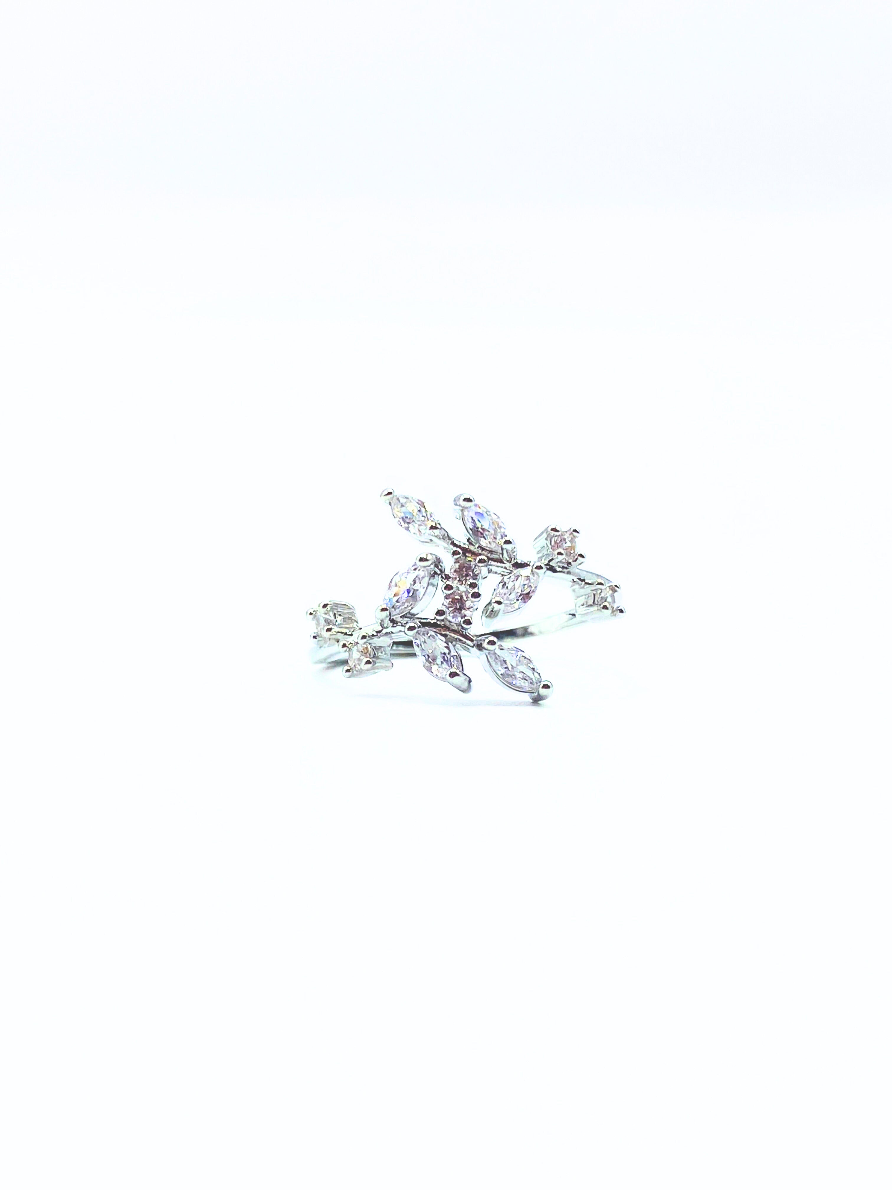 Crystal Vine Ring Small