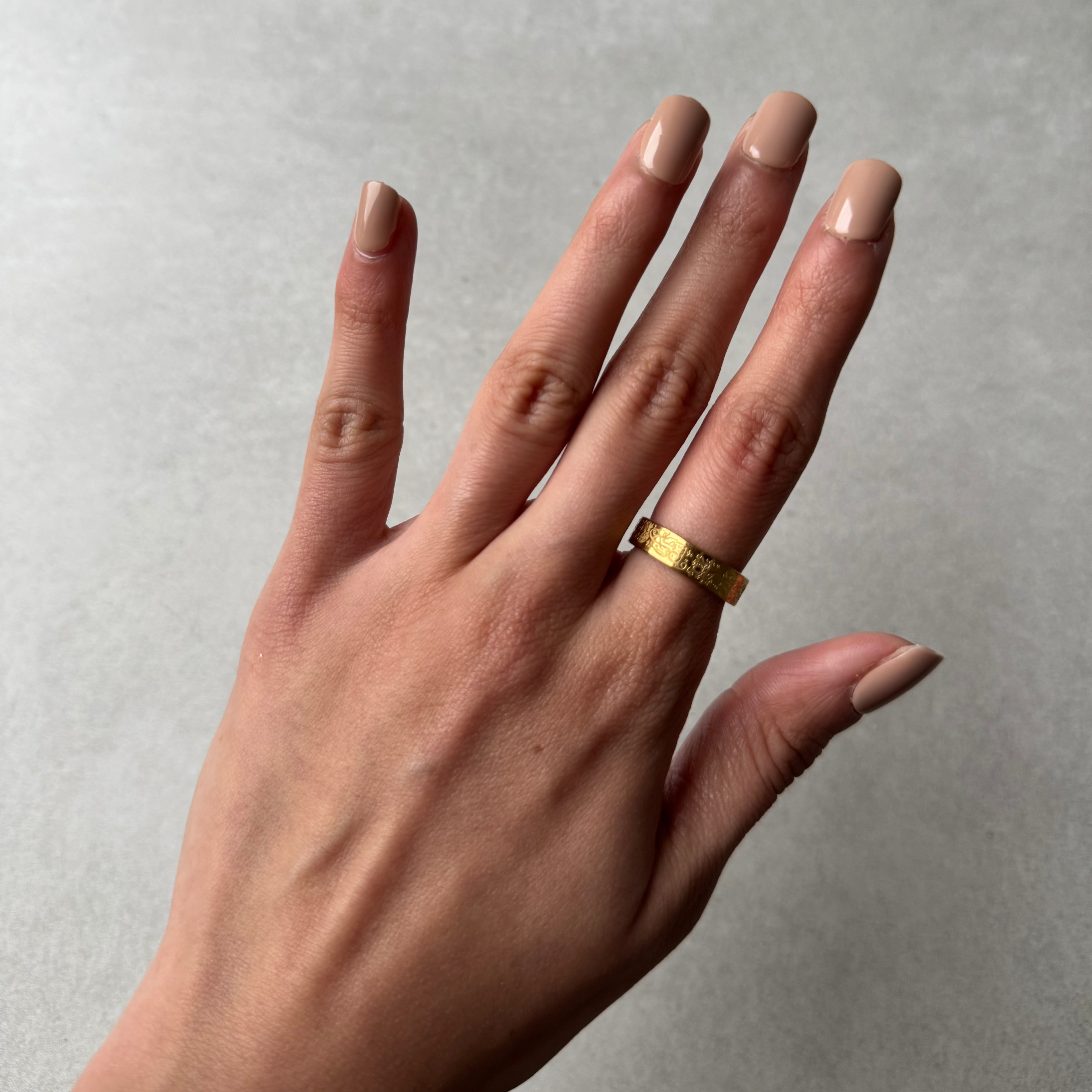 "Verily with hardship comes ease" Ring