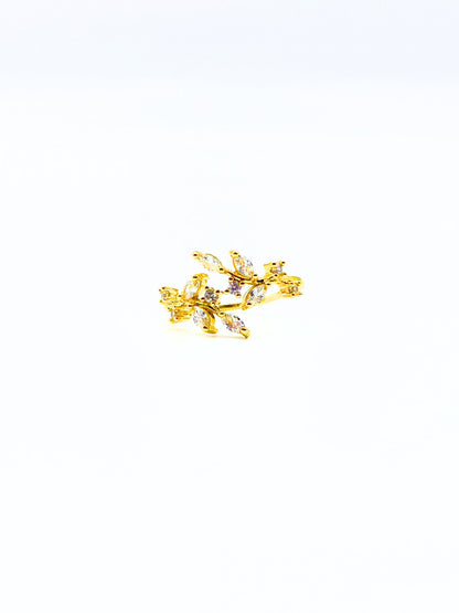 Crystal Vine Ring Small